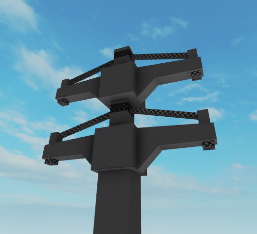Current project! It's a tornado game. Yes, I know it's a powerline. I haven't made the tornadoes yet.